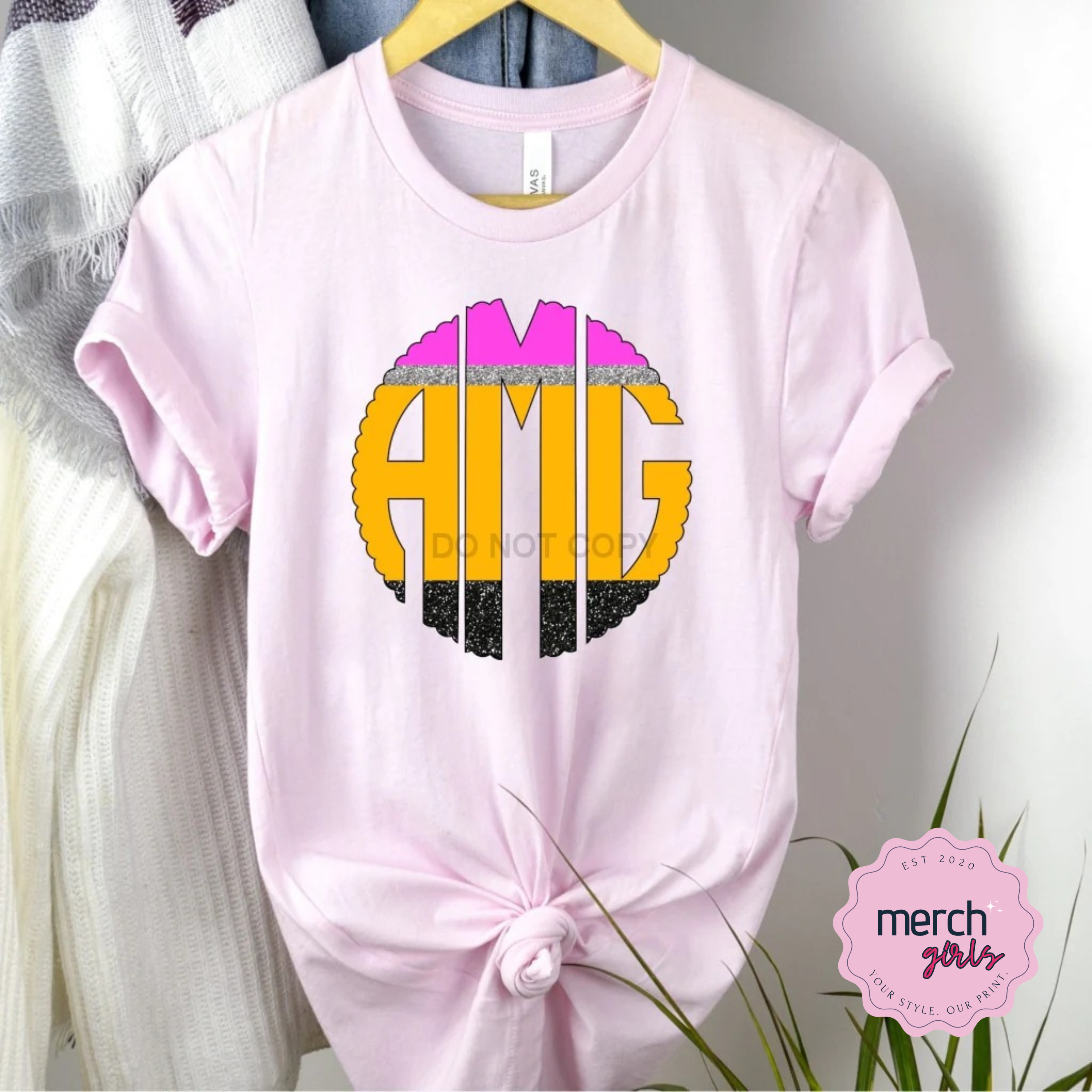 No. 2 Pencil Monogram Graphic Tee