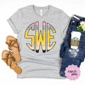 Pencil Monogram Graphic Tee - Merch Girls