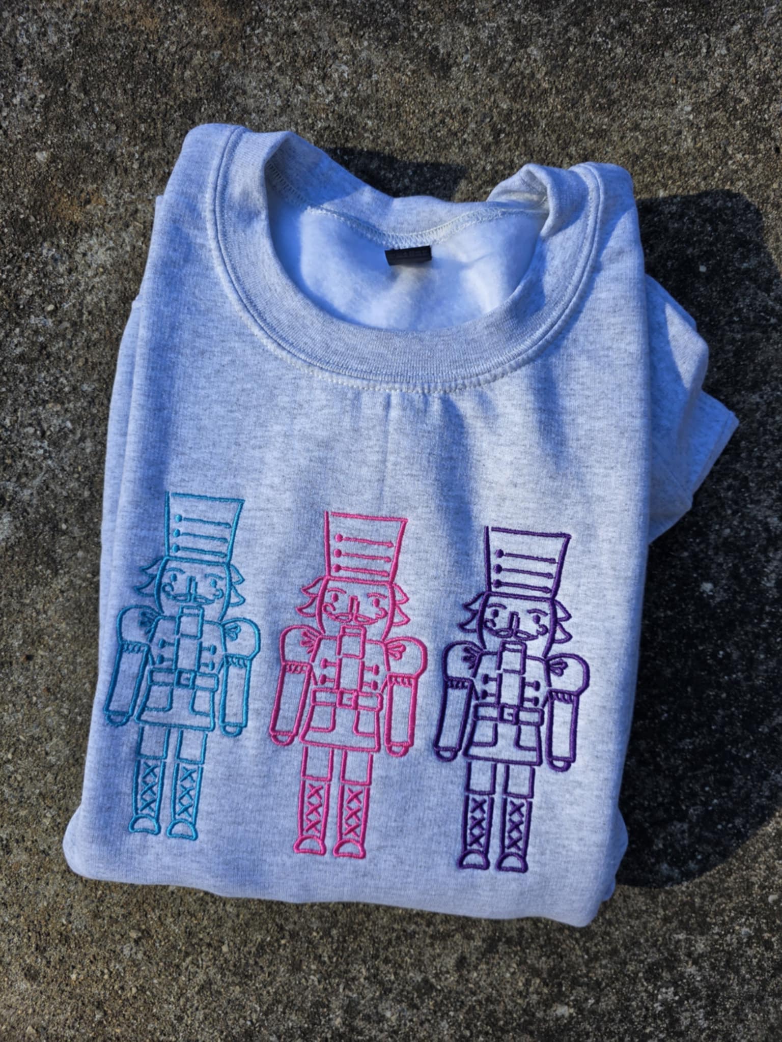 Nutcracker Embroidered Sweatshirt