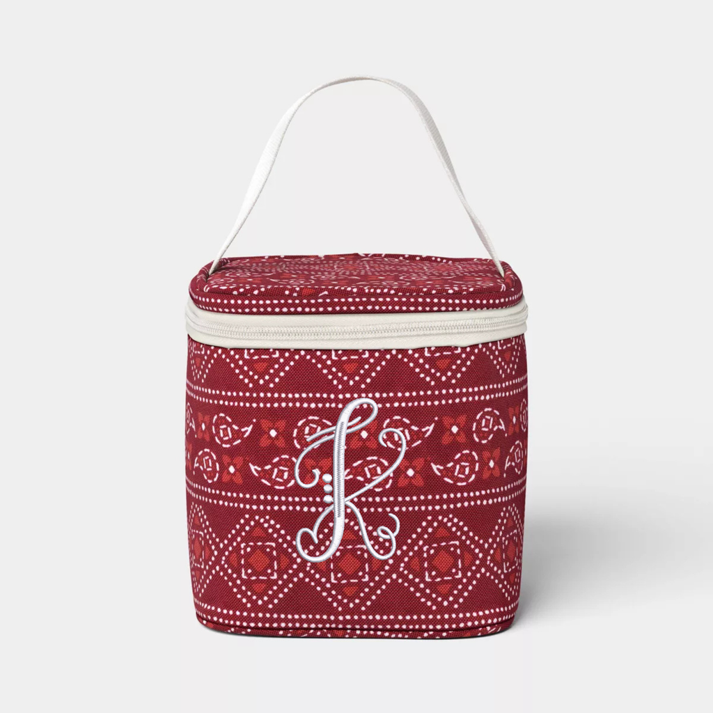 Embroidered Monogram 4 Can Soft Sided Personal Cooler