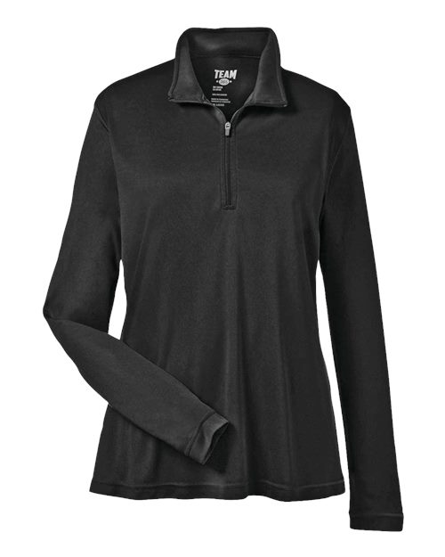 Falcons Embroidered Women's Zone Performance Quarter-Zip Pullover