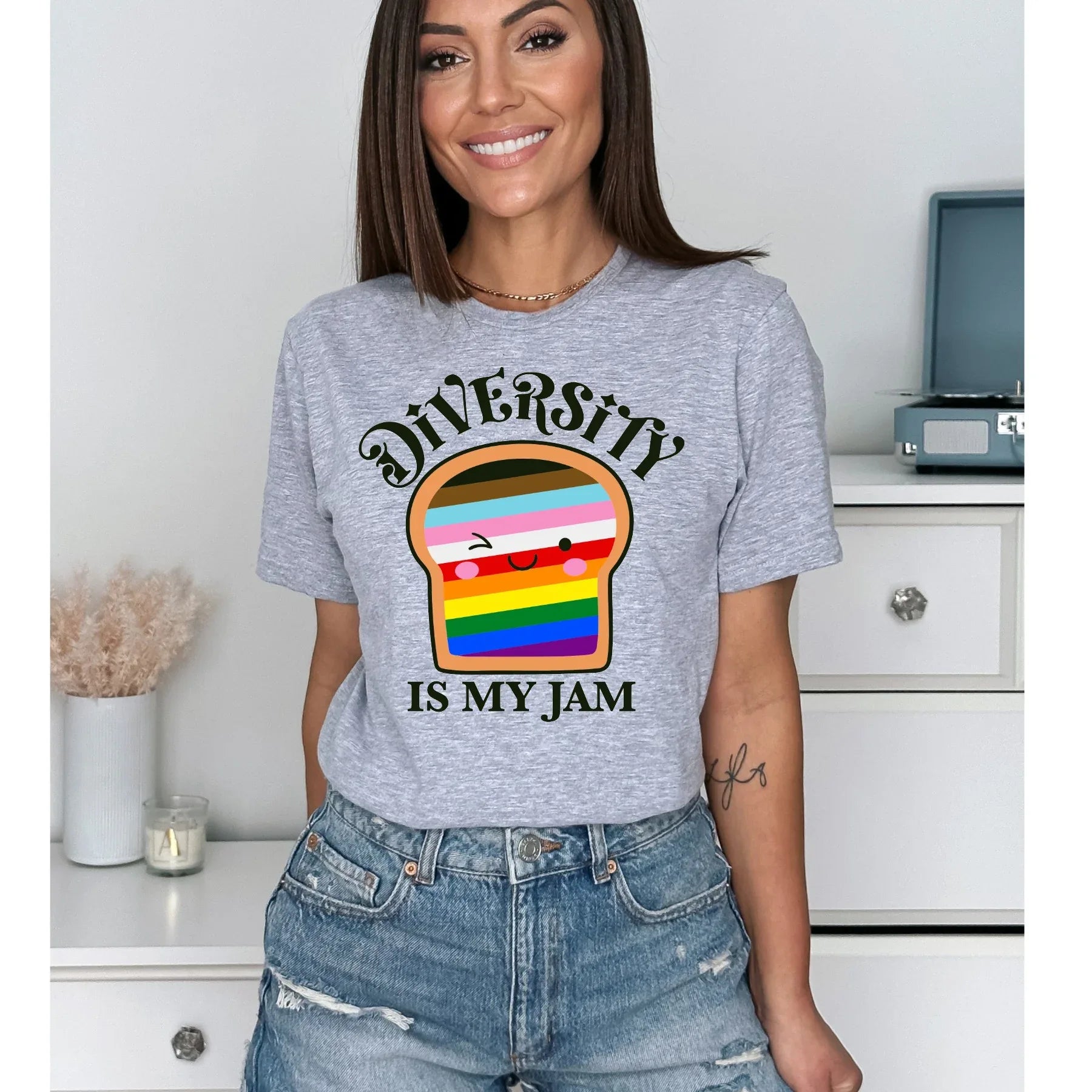 Diversity Is My Jam Graphic Tee - Merch Girls