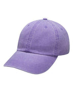 Embroidered Varsity Style Pigment-Dyed Twill Hat | Quick Ship - Merch Girls