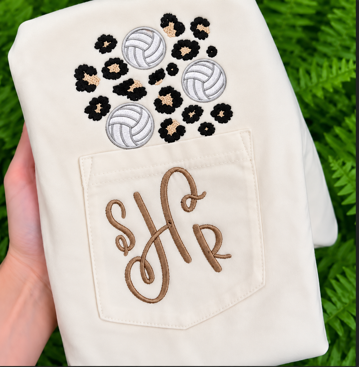 Game Day Wildcard | Embroidered Sports Monogram Pocket Tee