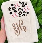 Game Day Wildcard | Embroidered Sports Monogram Pocket Tee