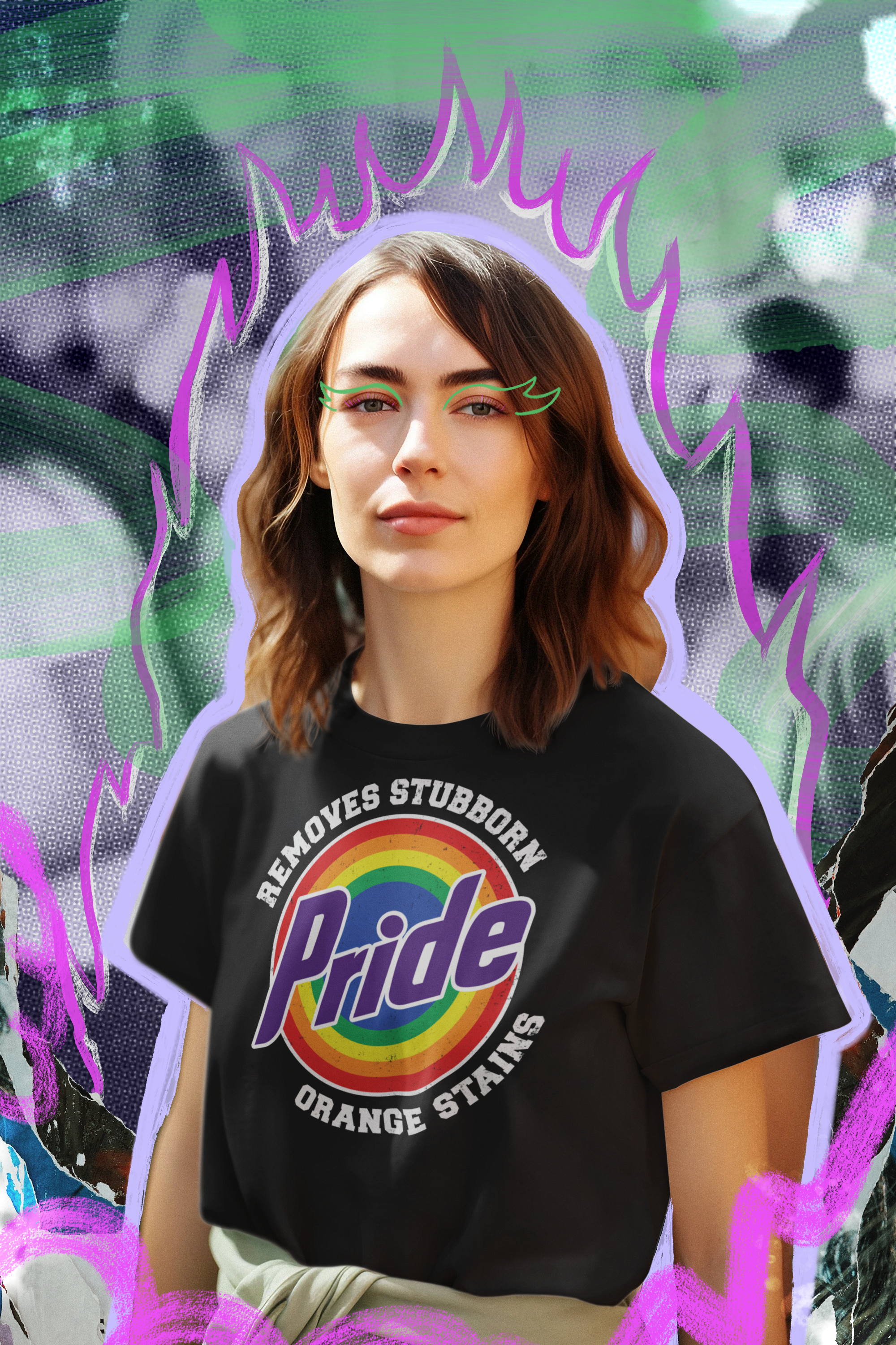 PRIDE Removes Stubborn Orange Stains Graphic Tee