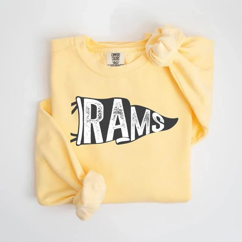 Rams Pennant DTF Transfer - Merch Girls