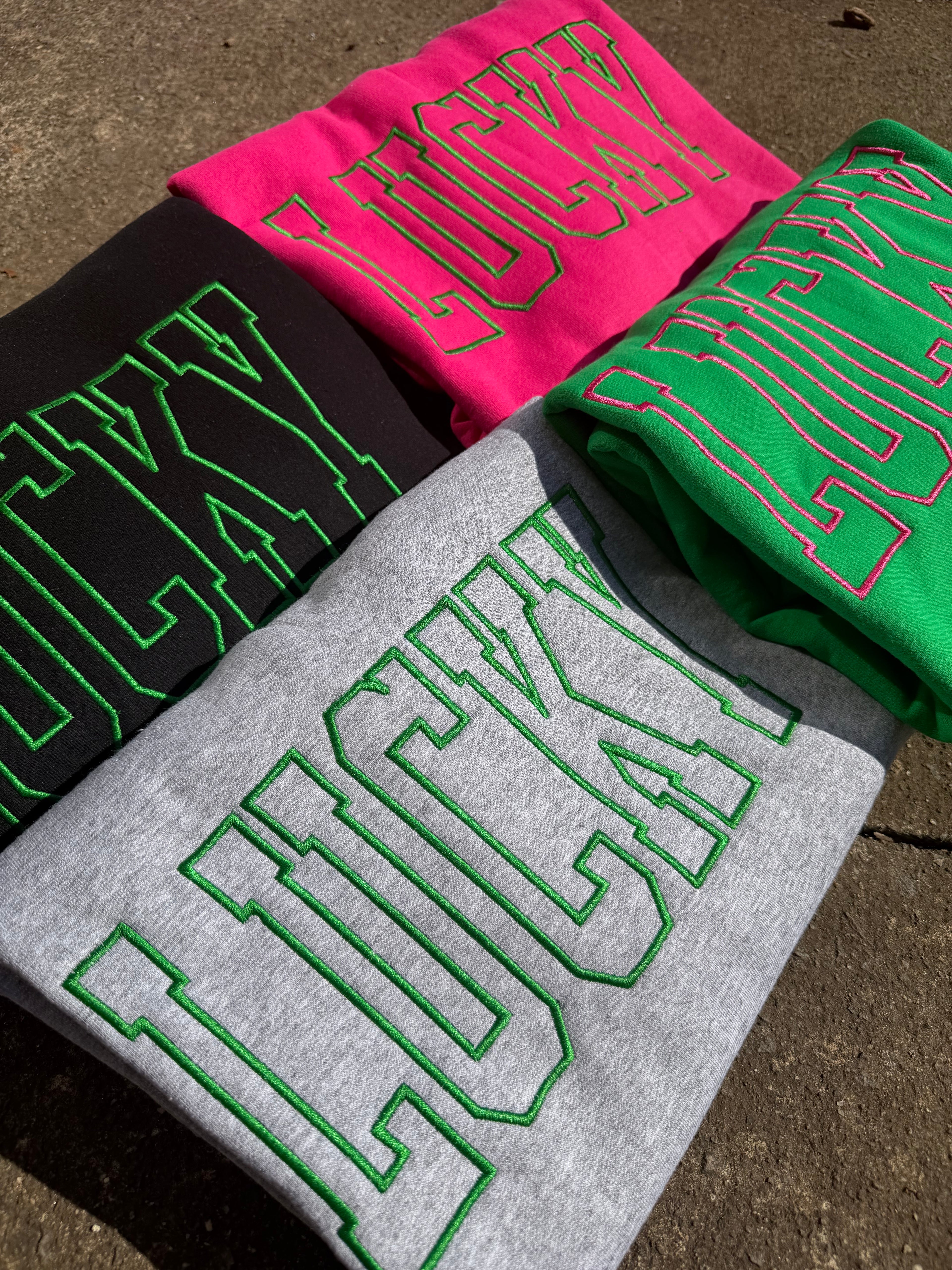 Lucky Embroidered Sweatshirt