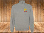 Carlisle Wildcats Embroidered Quarter Zip Fleece Sweatshirt - Merch Girls