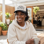 I Do All the Pretty Girls Hair Embroidered Adjustable Five-Panel Twill Hat