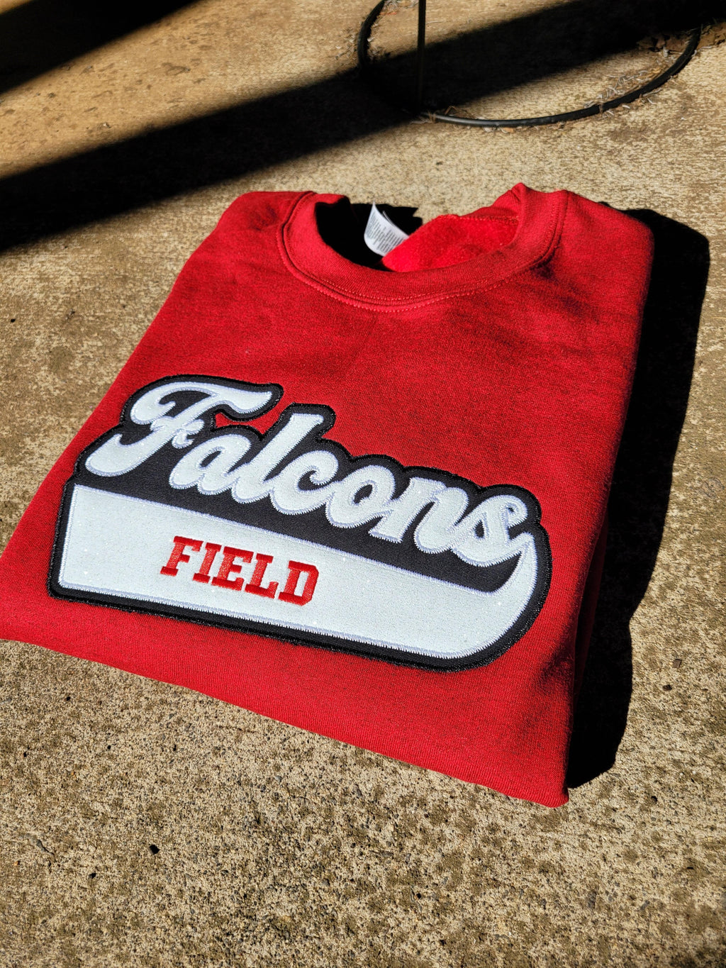 Fasty Baseball Varsity Style Twill and Glitter Applique T-shirt/Sweatshirt - Merch Girls