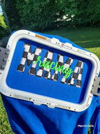 Custom Diamond Edge Applique with 3D Embroidered Text Shirt - Merch Girls