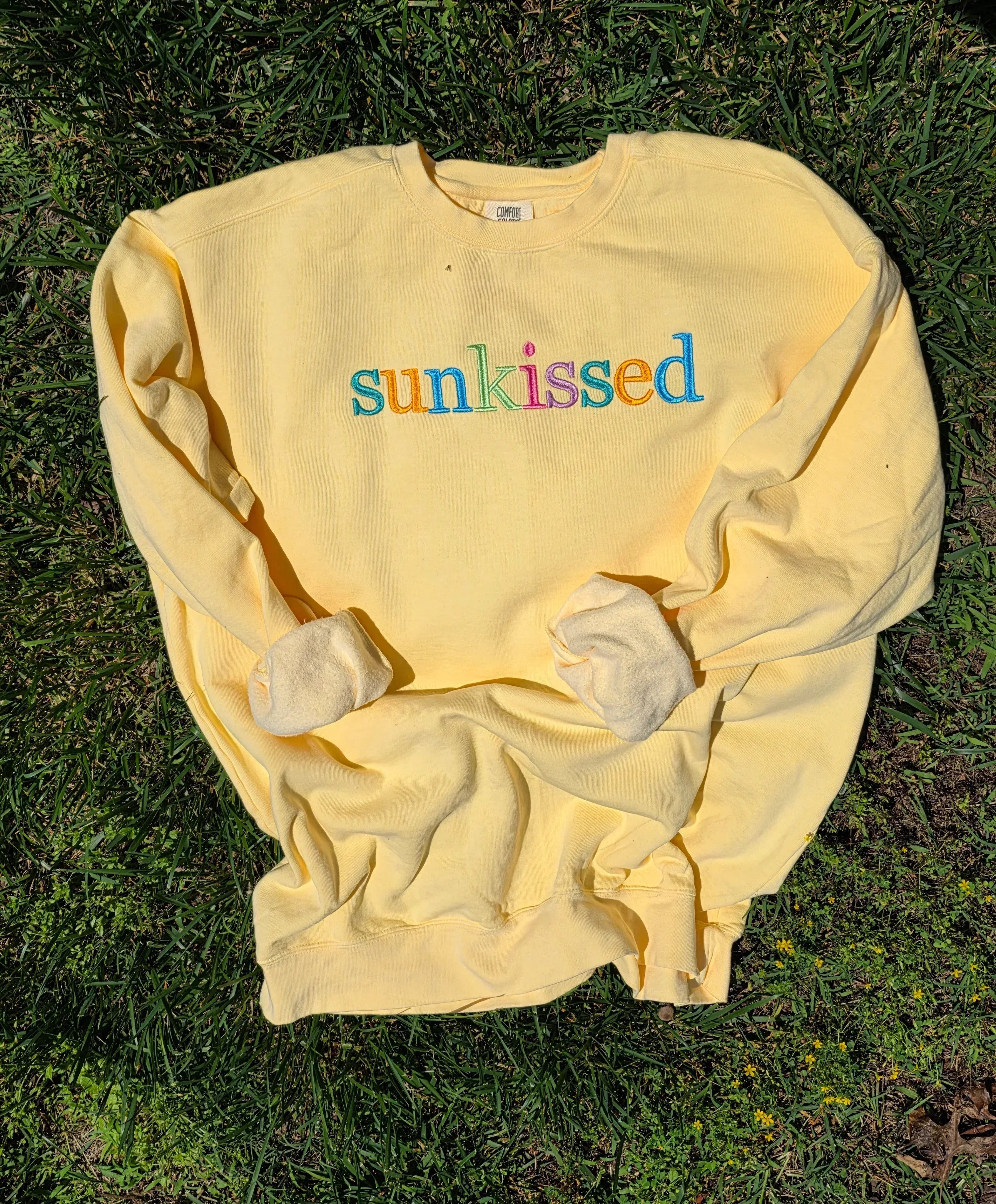 Vintage Summer Georgia Bold Serif Custom Phrase Embroidered Shirt - Merch Girls