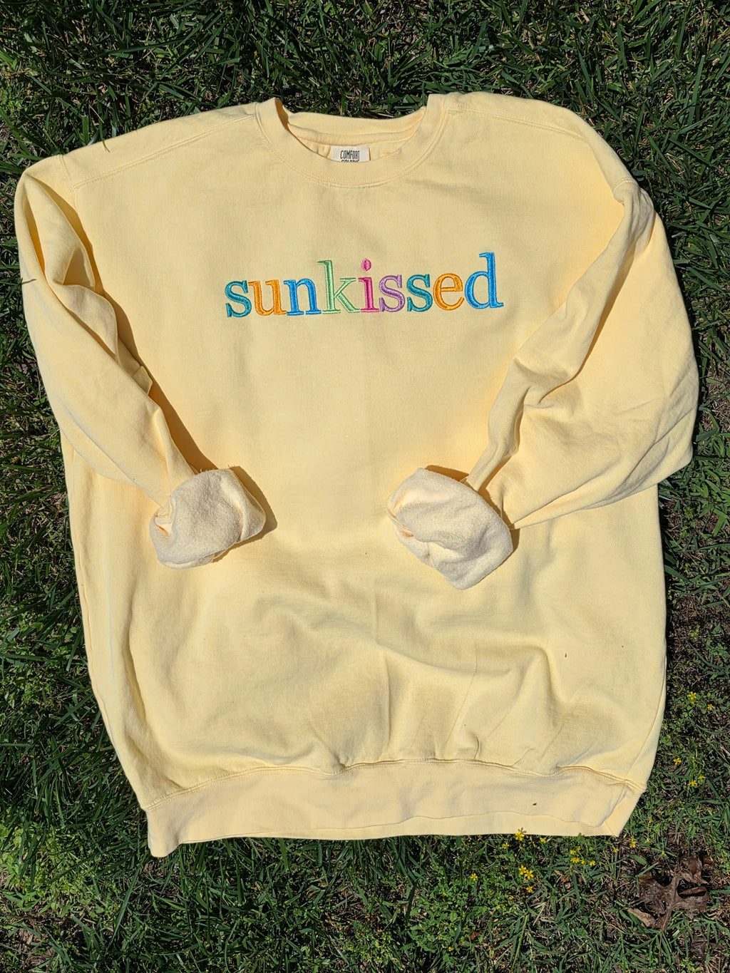 Vintage Summer Georgia Bold Serif Custom Phrase Embroidered Shirt - Merch Girls