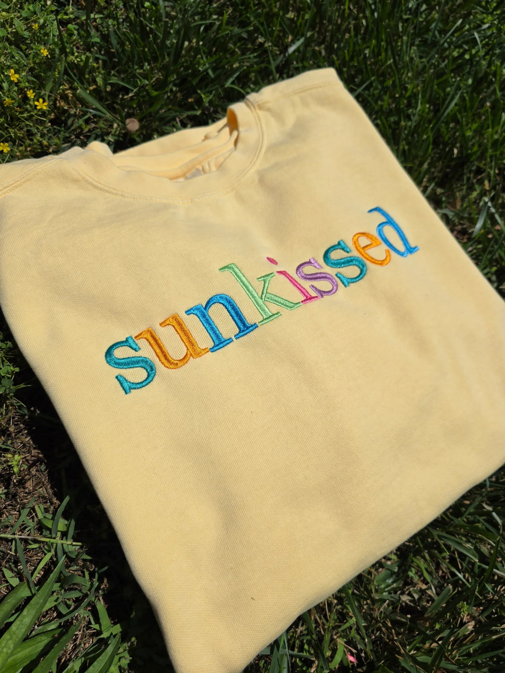 Vintage Summer Georgia Bold Serif Custom Phrase Embroidered Shirt - Merch Girls
