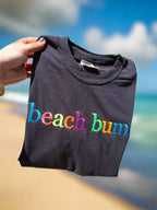 Custom Phrase in Neon Georgia Bold Serif Embroidered Shirt - Merch Girls