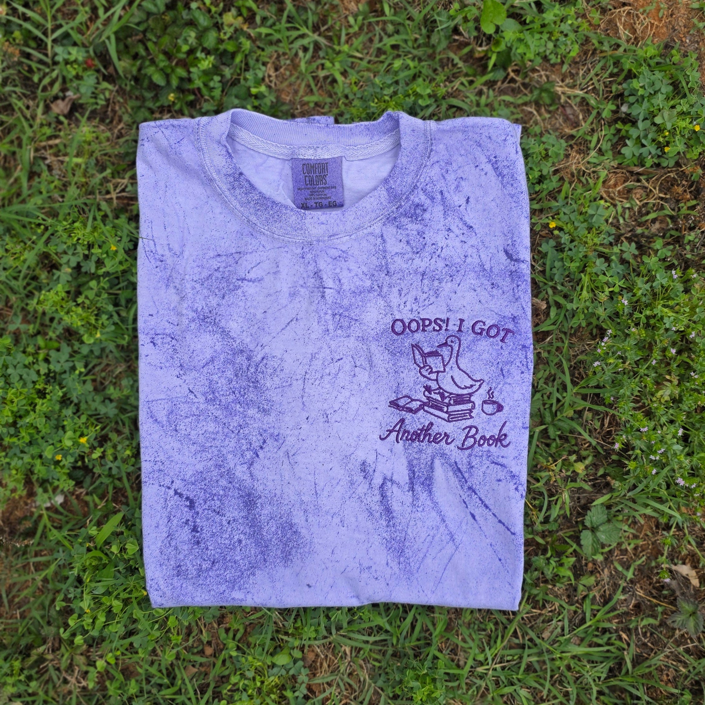 Oops! I Got Another Book Embroidered Shirt | Book Lover Tee