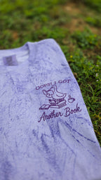 Oops! I Got Another Book Embroidered Shirt | Comfort Colors Colorblast 1745 Tee