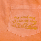The Wind And The Waves Obey Embroidered Pocket Tee | Matthew 8:27