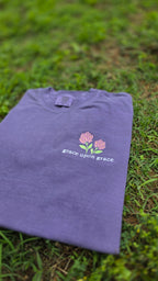 Grace Upon Grace Embroidered Christian Shirt | Comfort Colors 1717 Faith-Based Tee