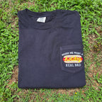 Makes Me Want A Hot Dog Real Bad Embroidered Pocket Tee | 4th of July