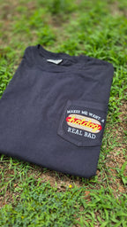 Makes Me Want A Hot Dog Real Bad Embroidered Pocket Tee | 4th of July