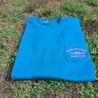 Slow Readers Club Embroidered Pocket Tee | Comfort Colors 6030 | Bookish Embroidery