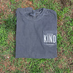 Raising Kind (of Feral) Humans | Embroidered Comfort Colors 6030 Pocket Tee