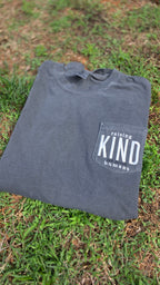 Raising Kind (of Feral) Humans | Embroidered Comfort Colors 6030 Pocket Tee