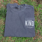Raising Kind (of Feral) Humans | Embroidered Comfort Colors 6030 Pocket Tee