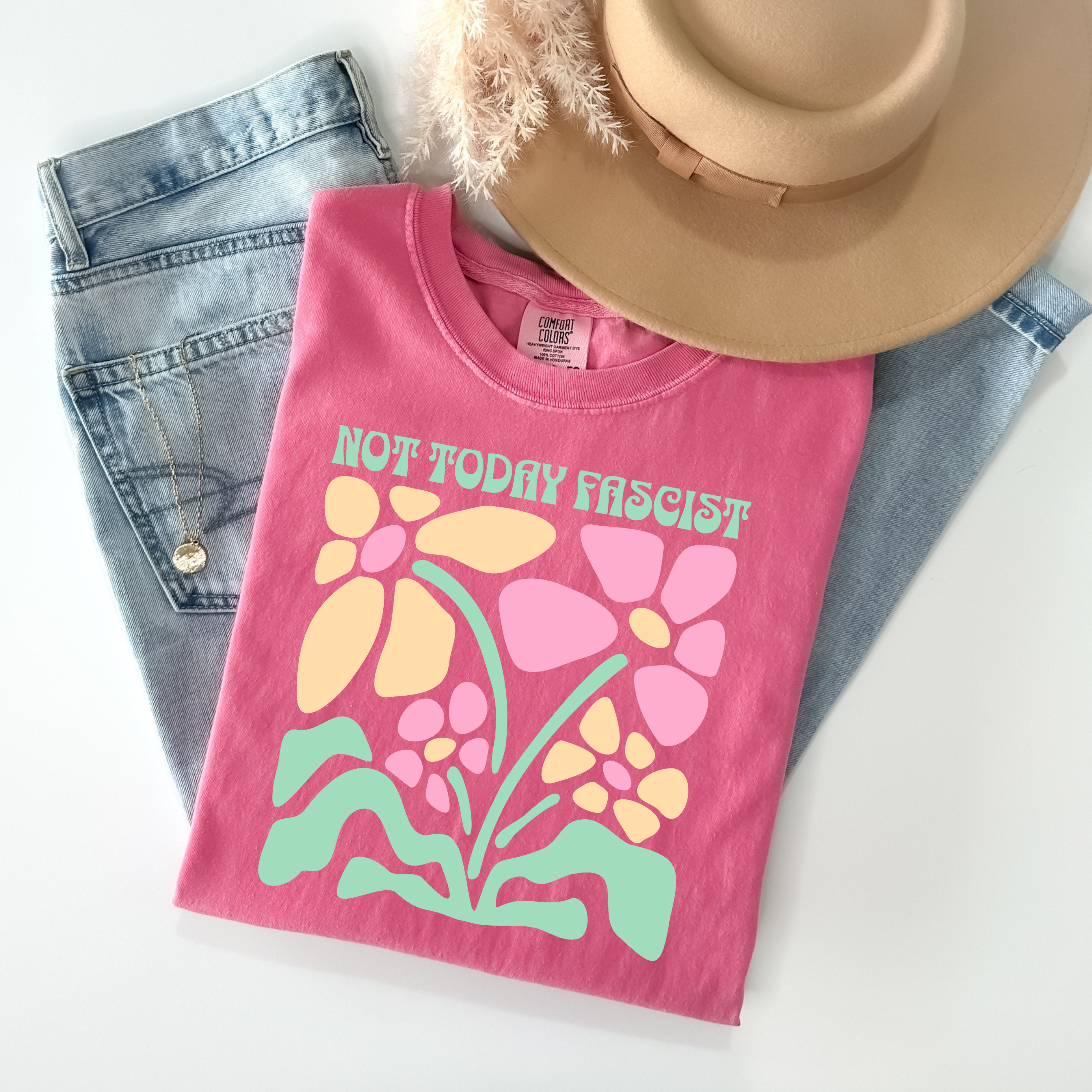 Not Today Fascist Graphic Tee