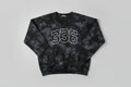 Custom Mascot | Area Code Varsity Outline Embroidered Tie-Dyed Sweatshirt - Merch Girls