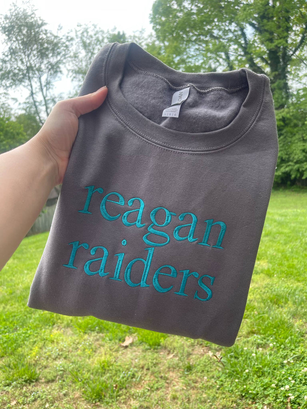 Custom Serif Embroidered Shirt | Your Words, Your Style | Quick Ship