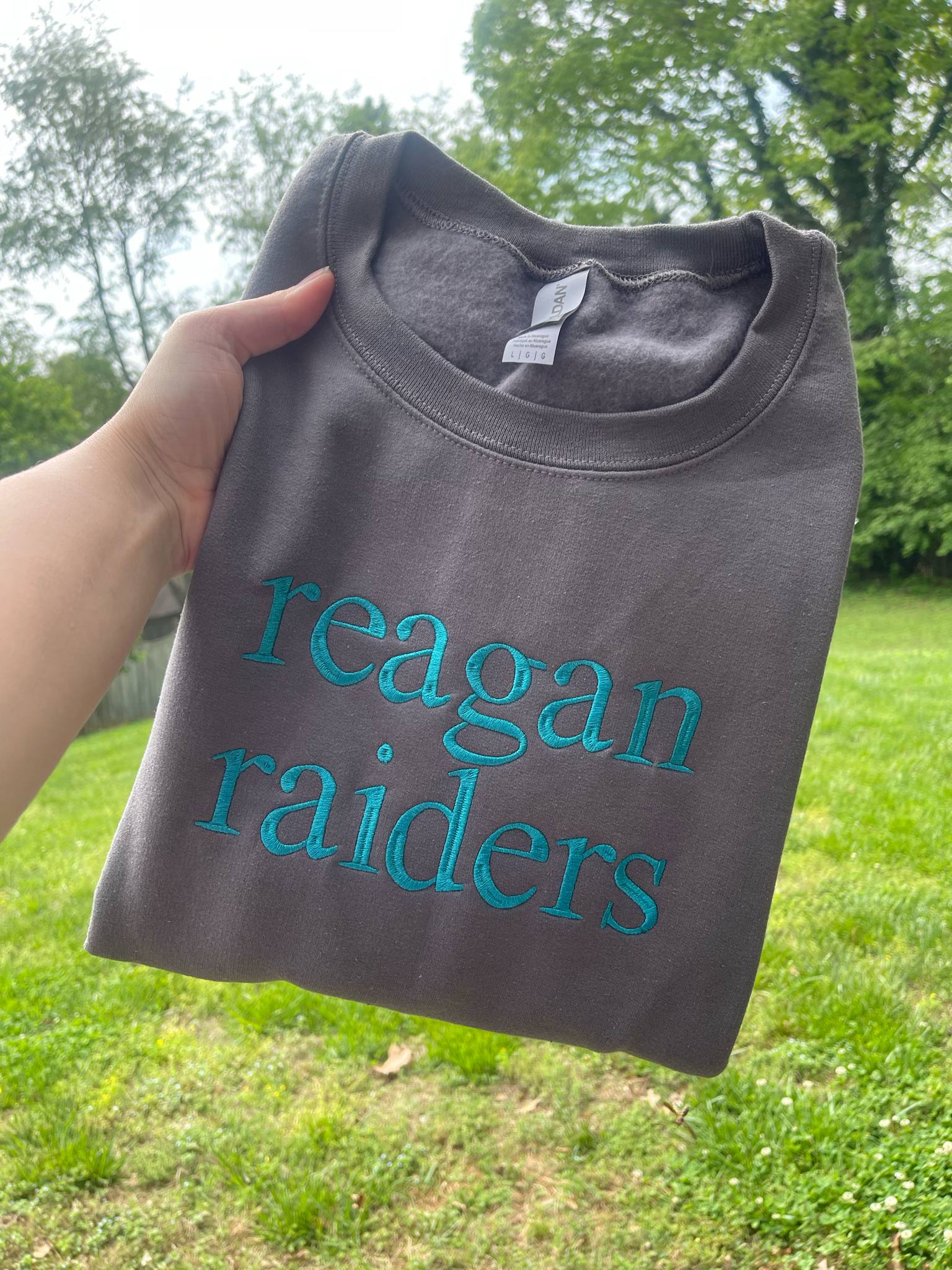 Custom Serif Embroidered Shirt | Your Words, Your Style | Quick Ship