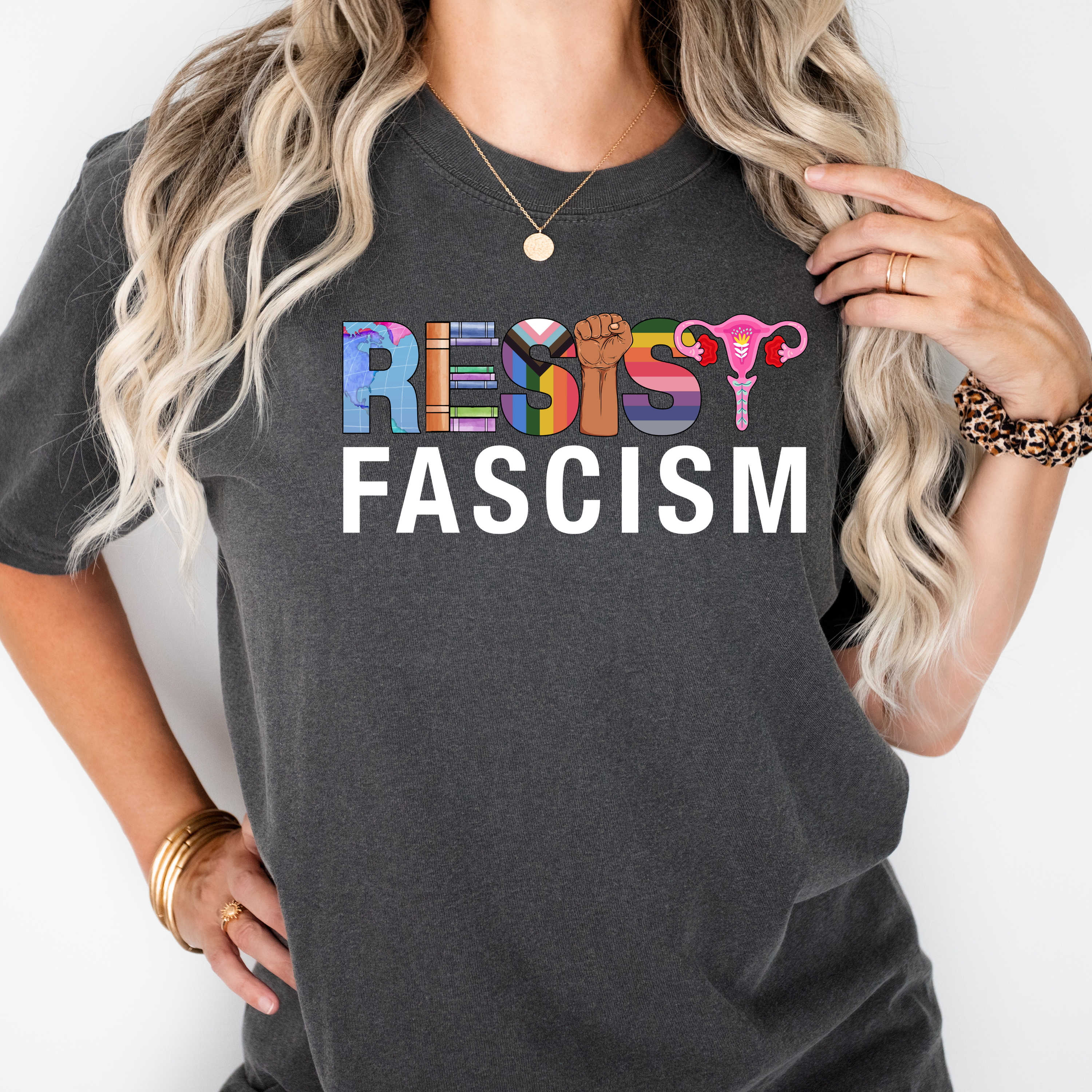 Resist Fascism Graphic Tee