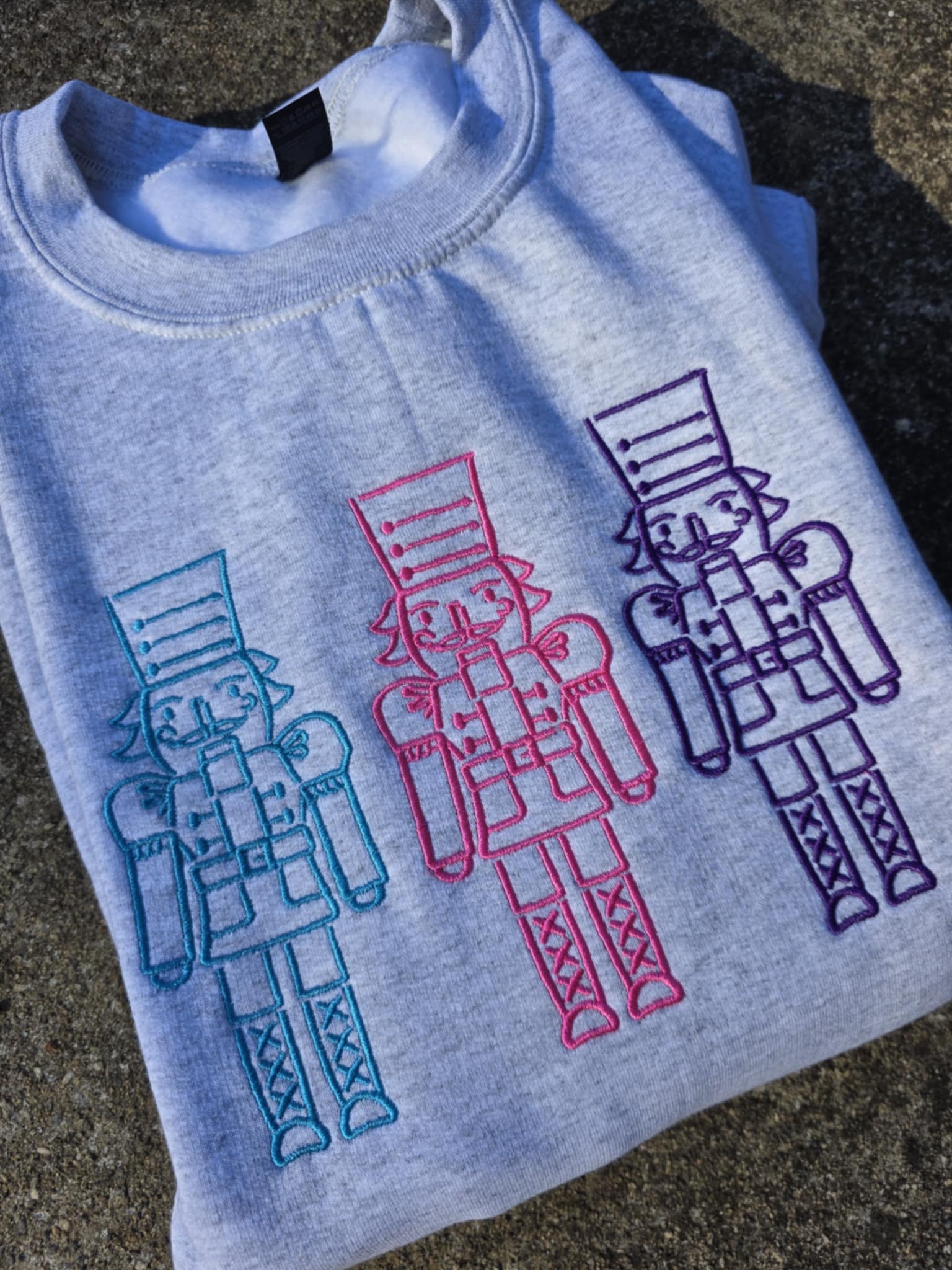 Nutcracker Embroidered Sweatshirt