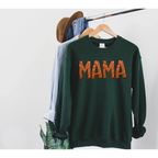 MAMA Western Faux Decorative Embossed Leather Graphic Tee - Merch Girls