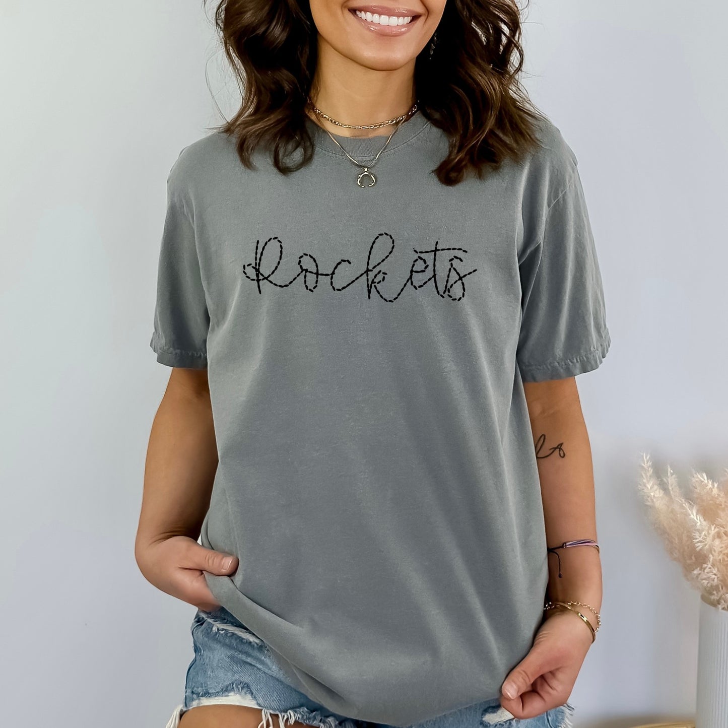 Rockets Faux Stitch DTF Transfer