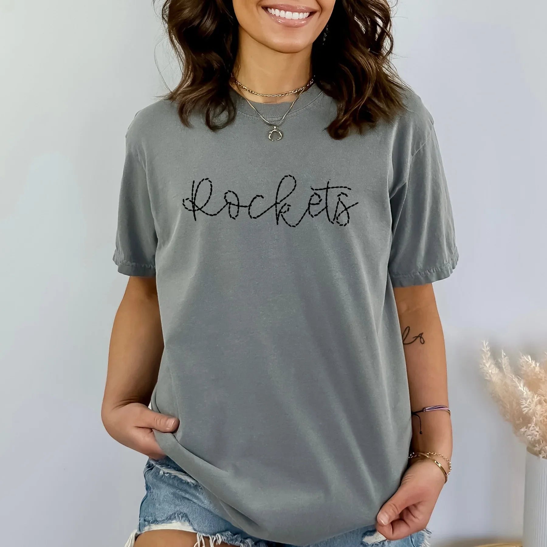 Rockets Faux Stitch DTF Transfer - Merch Girls
