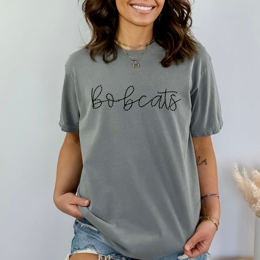 Bobcats Faux Stitch DTF Transfer