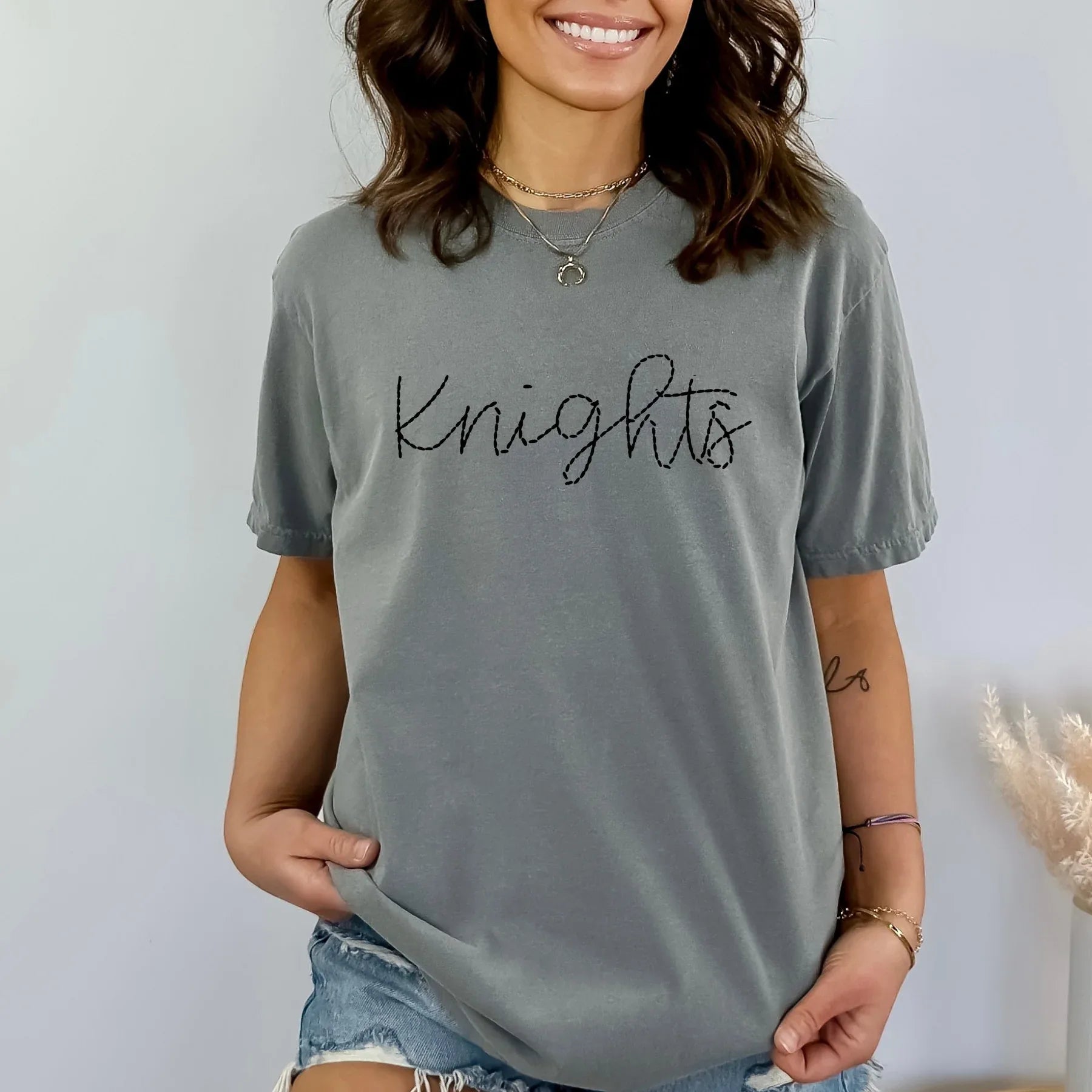 Knights Faux Stitch DTF Transfer - Merch Girls