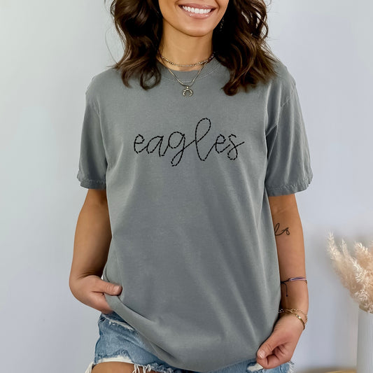 Eagles Faux Stitch DTF Transfer