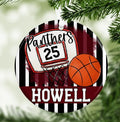 Maroon Basketball Bag Tag/Ornaments/Car Charm - Merch Girls