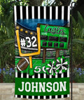 Green Football Garden Flag - Merch Girls