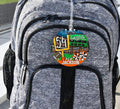 Orange Football Bag Tag/Ornaments/Car Charm - Merch Girls