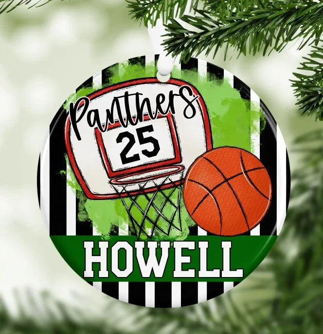 Green Basketball Bag Tag/Ornaments/Car Charm - Merch Girls