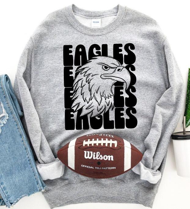 Eagles Repeating DTF Transfer - Merch Girls