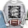 Trojans Repeating DTF Transfer - Merch Girls