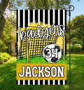 Yellow Gold Soccer Garden Flag - Merch Girls