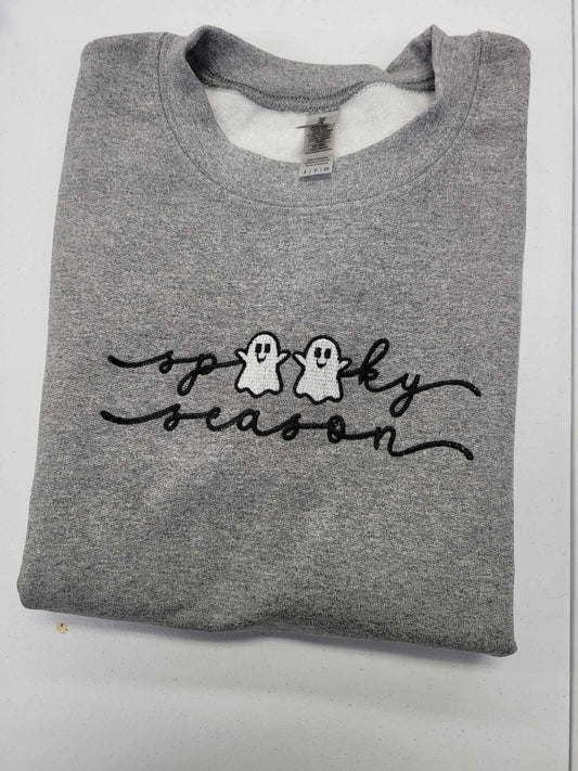 Spooky Season Embroidered Sweatshirt - 2 to 3 week TAT